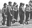 Tecumseh Marching Band at a parade in New Carlisle in 1967 or '68